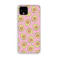 Dancing avocados: Pixel 4 Transparant Hoesje