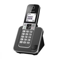 Panasonic kx-tgd310nlg single dect telefoon zwart/grijs