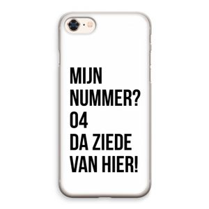 Da ziede van hier: iPhone 8 Transparant Hoesje