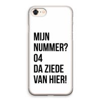 Da ziede van hier: iPhone 8 Transparant Hoesje
