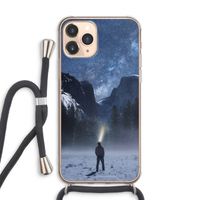 Wanderlust: iPhone 11 Pro Max Transparant Hoesje met koord