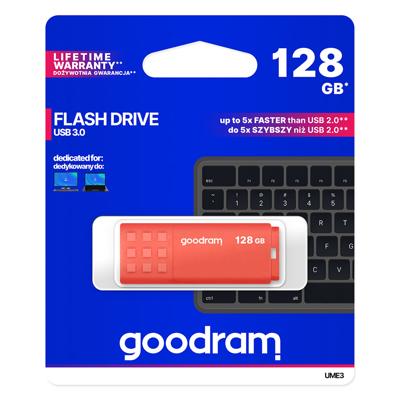USB stick GoodRam UME3 Oranje 128 GB (1 Stuks)