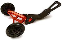 Integy Billet Machined Wheelie bar red - Traxxas Rustler 4X4 - thumbnail