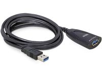DeLOCK USB 3.0 5m USB-kabel USB 3.2 Gen 1 (3.1 Gen 1) Zwart - thumbnail