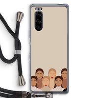 Girls girls girls: Sony Xperia 5 Transparant Hoesje met koord