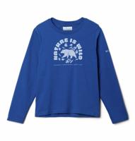 Columbia Dobson Pass™ LS Graphic T-Shirt Kinderen Collegiate Navy S