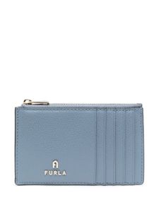 Furla portefeuille en cuir à plaque logo - Bleu