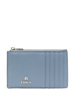 Furla portefeuille en cuir à plaque logo - Bleu - thumbnail