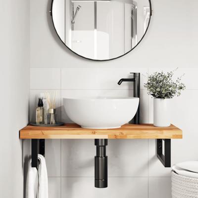 Tafelblad rechthoekig 80x40x4 cm massief acaciahout