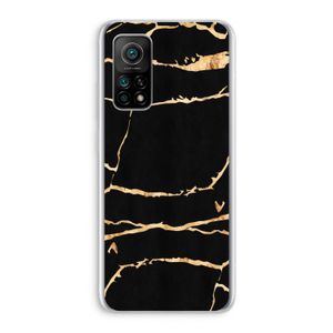 Gouden marmer: Xiaomi Mi 10T 5G Transparant Hoesje