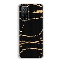 Gouden marmer: Xiaomi Mi 10T 5G Transparant Hoesje