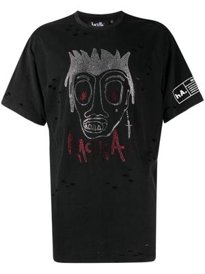 Haculla t-shirt cœur Heart Eyes For You - Noir