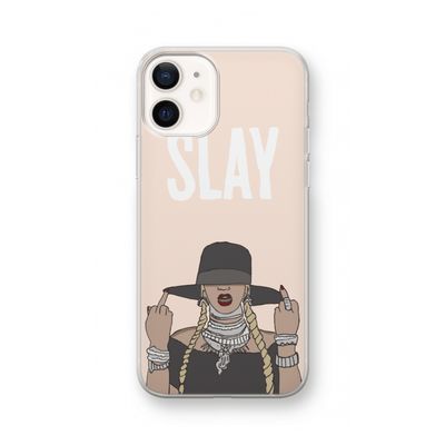 Slay All Day: iPhone 12 Transparant Hoesje