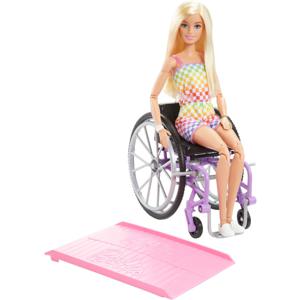 Mattel Fashionistas met een paarse rolstoel #194