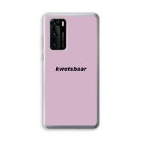 kwetsbaar: Huawei P40 Transparant Hoesje