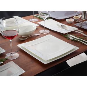 Villeroy & Boch Modern Grace Ontbijtbord Vierkant Porselein Wit 1 stuk(s)