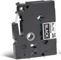 Huismerk Label Tape voor Brother TZe-325 | 9 mm x 8 m | Wit op Zwart - 1 stuk