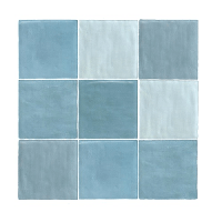 Terre d&apos;Azur Maroc Blue Mix 11.5x11.5 cm