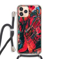 Endless Descent: iPhone 11 Pro Max Transparant Hoesje met koord
