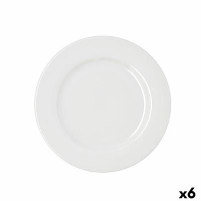 Dinerbord Bidasoa Serenity Hydrozero Wit Keramisch Ø 25 cm (6 Stuks)
