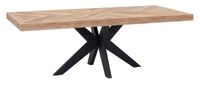 DTP Home Eettafel 'Einstein' Hongaarse punt, Teakhout, 220 x 100cm