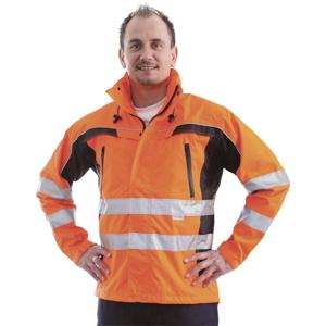 Leipold Doehle 40899-M Signaaljas tambora fel oranje/zwart Maat: M EN ISO 20471:2013, klasse 3, EN 343:2003+A1:2007, klasse 2/2