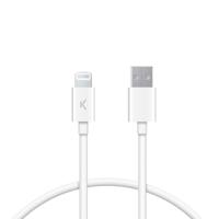 USB-kabel KSIX Wit 1 m