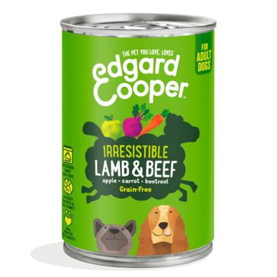 Hond blik lam 400g - Edgard en cooper