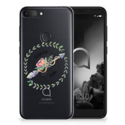 Alcatel 1S (2019) Telefoonhoesje met Naam Boho Dreams