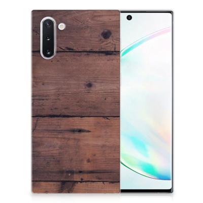 Samsung Galaxy Note 10 | Bumper Hoesje | Old Wood