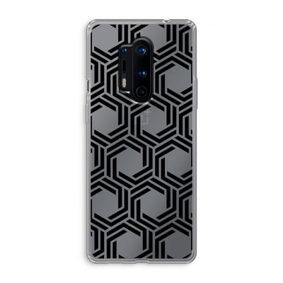Geometrisch patroon: OnePlus 8 Pro Transparant Hoesje