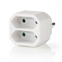 Nedis psspl200c1wt stopcontactsplitter 2-weg eurostopcontact wit Nedis psspl200c1wt stopcontactsplitter 2-weg eurostopcontact wit