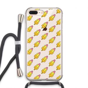 Waterijsjes: iPhone 7 PLUS Transparant Hoesje met koord