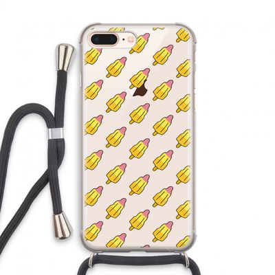 Waterijsjes: iPhone 7 PLUS Transparant Hoesje met koord