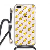 Waterijsjes: iPhone 7 PLUS Transparant Hoesje met koord