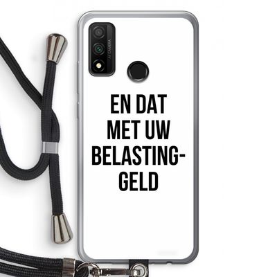 Belastinggeld: Huawei P Smart (2020) Transparant Hoesje met koord
