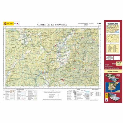 Topografische kaart 1064 MT50 Cortes de la Frontera | CNIG - Instituto Geográfico Nacional1