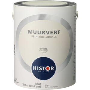 Histor Perfect Finish Muurverf Mat - Schelp - 5 liter