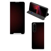 Sony Xperia 1 III | Hoesje met Magneet | Geruit Rood