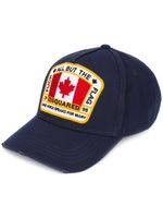 DSQUARED2 casquette à patch drapeau canadien - Bleu - thumbnail