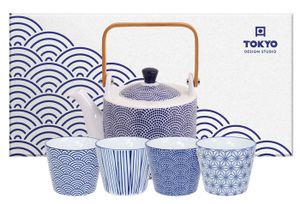 Japanse Theeset Nippon Blue - Tokyo Design Studio - 0.8lt - 12x13cm