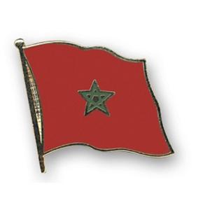 Pin speldje broche - Vlag Marokko - 20 mm - blazer revers pin - Marokkaanse decoraties