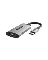Sitecom AD-1003 tussenstuk voor kabels HDMI-A USB-C Zwart, Grijs - thumbnail