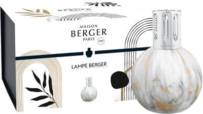 Maison Berger Giftset - Geurbrander Marbrure - Wit
