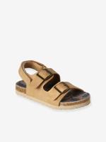 Synthetische jongenssandalen beige
