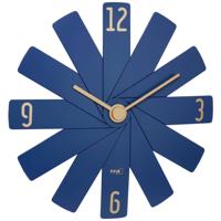 TFA Dostmann 60.3020.06 Wandklok Kwarts 400 mm x 37 mm x 400 mm Blauw, Middernachtsblauw Slepend uurwerk (geluidsloos) - thumbnail