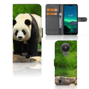 Nokia 1.4 Telefoonhoesje met Pasjes Panda