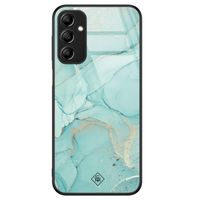 Samsung Galaxy A14 glazen hardcase - Touch of mint