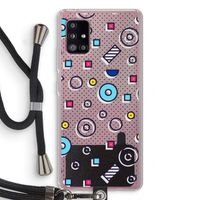 8-bit N°9: Samsung Galaxy A51 5G Transparant Hoesje met koord