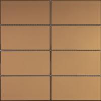 Mozaïek tegels Selfie Koper 30,2x30,6 - Rechthoek Wandtegels Glas